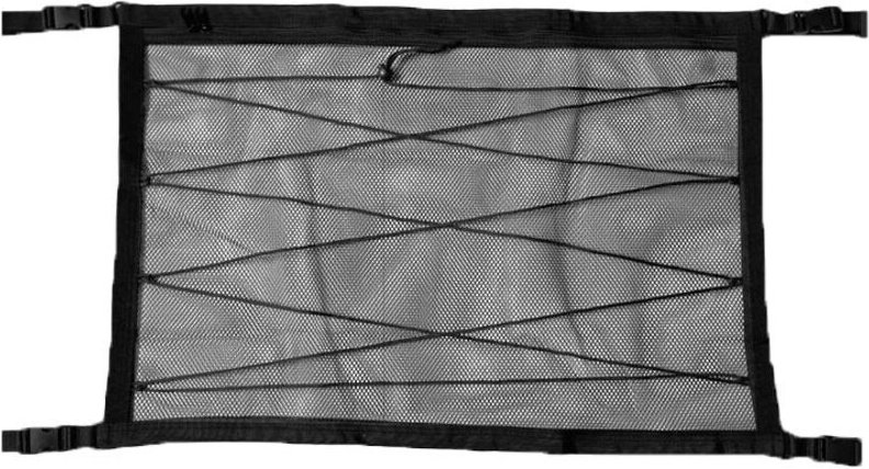 Autodach-Aufbewahrungsnetz, multifunktionaler Organizer mit Reißverschluss, universelle Autogepäcktasche für vier Dachar...