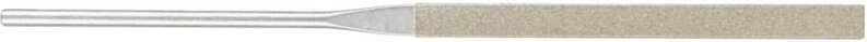 Diamant-Nadelfeile flachstumpf rd. Kante 140mm D91 (fein) für harte Werkstoffe - Pferd