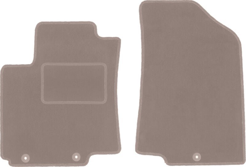Beige Vordermatten für: Hyundai i20 II Coupé, Fließheck (2014-)