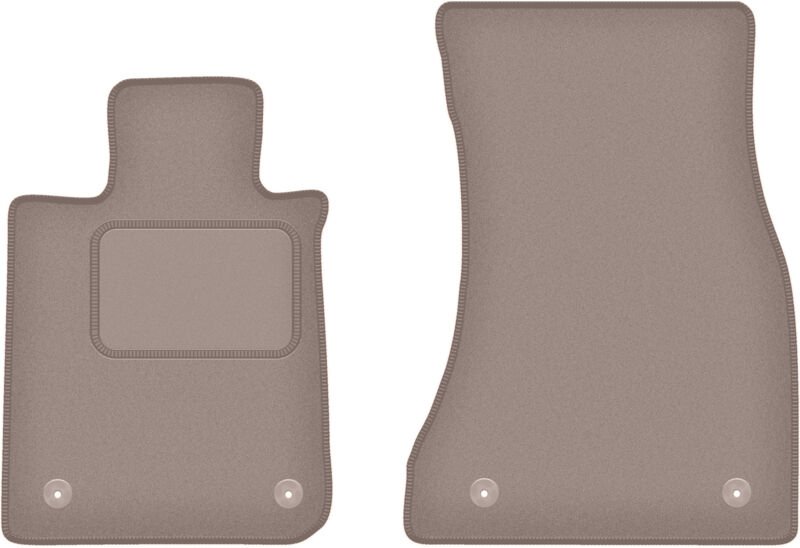Beige Vordermatten für: BMW 7 G12 Limousine lang (2015-)