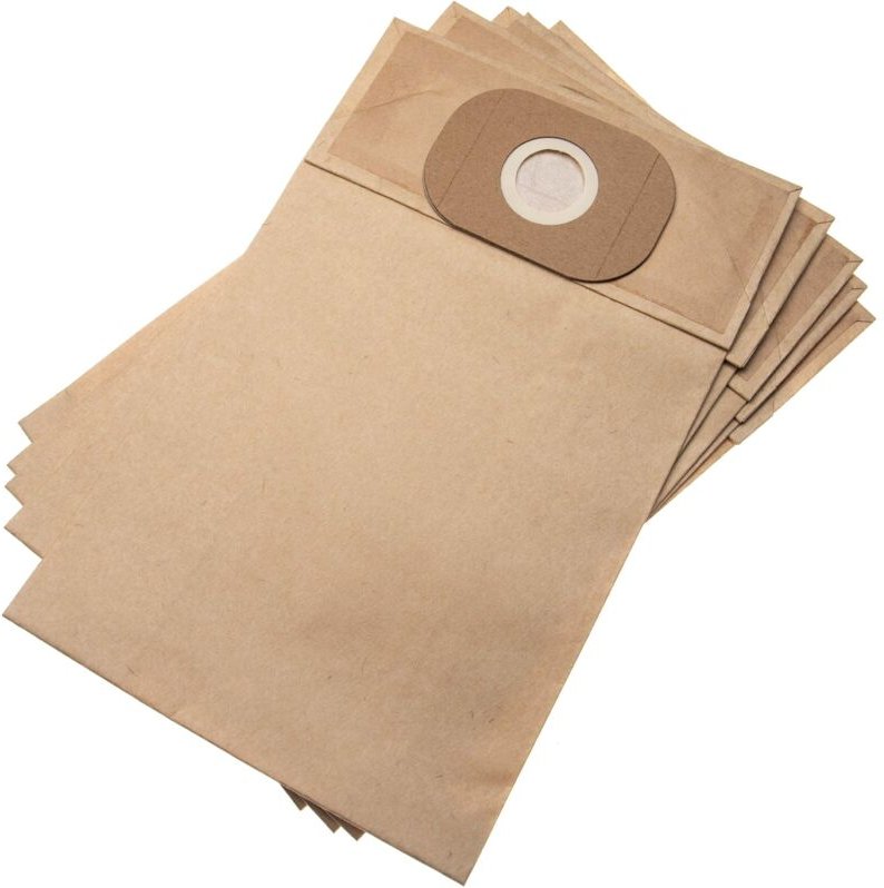 5x Staubsaugerbeutel kompatibel mit Kärcher bv 111, ds 5200, t 171, k 5200 Staubsauger - Papier, 30cm x 18,95cm braun - ...