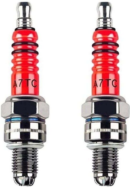 A7tc Racing Elektroden-Zündkerzen für ATV, Roller, Buggy, Karts, 2 Stück