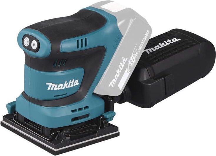 Thumbnail - 18V lxt Vibrationsschleifer 112x102 mm (Produkt allein) Makita DBO480Z