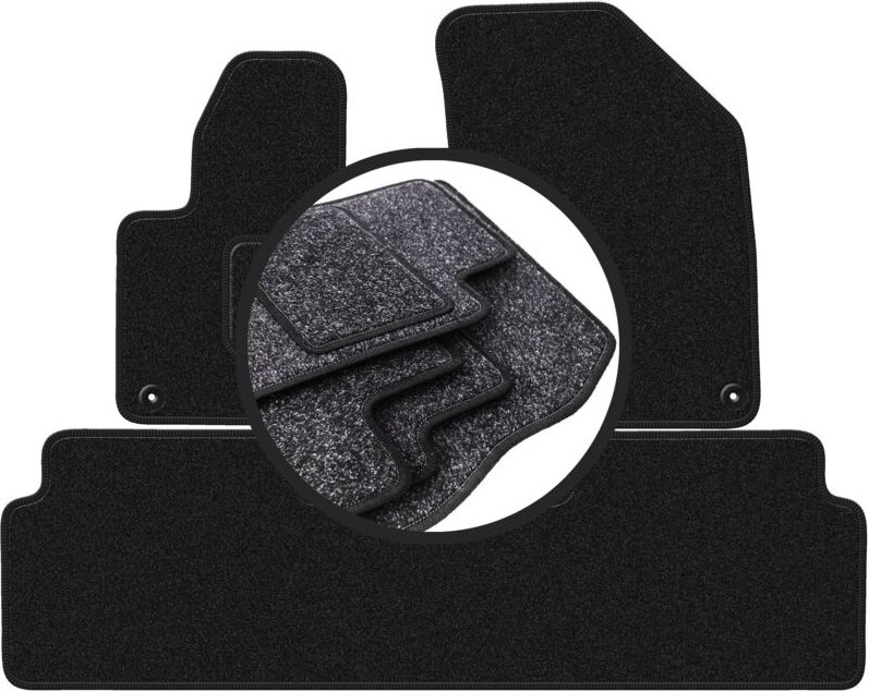 ANTHRA Autofußmatten für: Citroen C5 III X7 Liftback, Limousine, Kombi, Tourer (2008-2017)