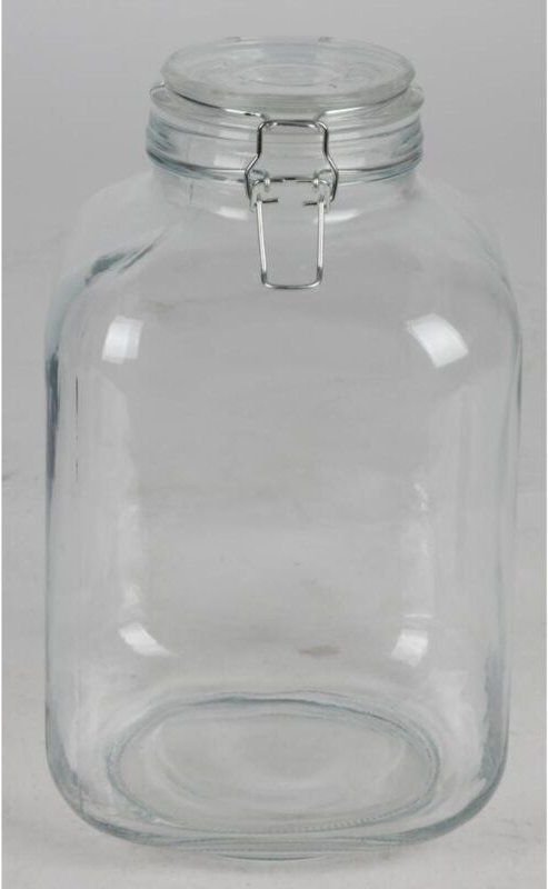 6x XXL Drahtbügelglas 4,8L Einwecken Einmachen Verschluss Kochen Gefäß Vorrat