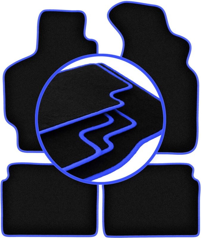 CARLUX-BLUE Autofußmatten für: Toyota Celica V Cabrio, Coupé, Liftback (1989-1993)