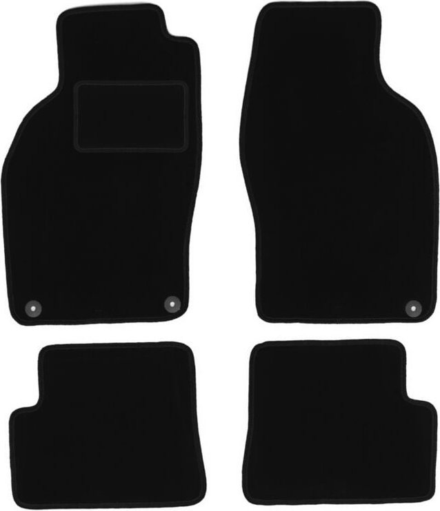 Schwarze Velours-Fußmatten für: Saab 9-3 I Cabrio (1998-2003)