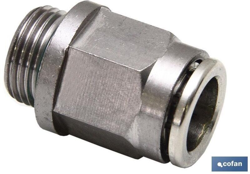 Gerader männlicher zylindrischer Tee T-4 M-5