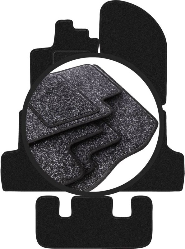 ANTHRA Autofußmatten für: Dacia Lodgy 7-Sitzer (2012-)