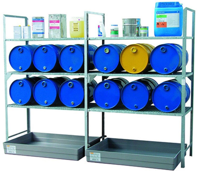 Palettenregale 2 Ebenen - nächstes Element - Länge 2070mm - Nur mit einem Startmodul verwendbar - 7855F