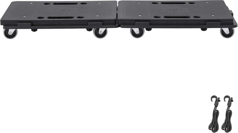 Mophorn Möbelroller, Tragkraft je 500 lbs, tragbare Transportrollen mit 4 Schwerlasträdern, kleiner flacher Rollwagen mi...