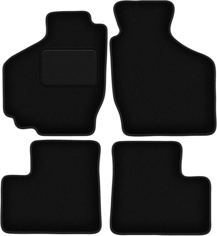 Schwarze Veloursmatten für: Suzuki Ignis I Fließheck (2001-2008)