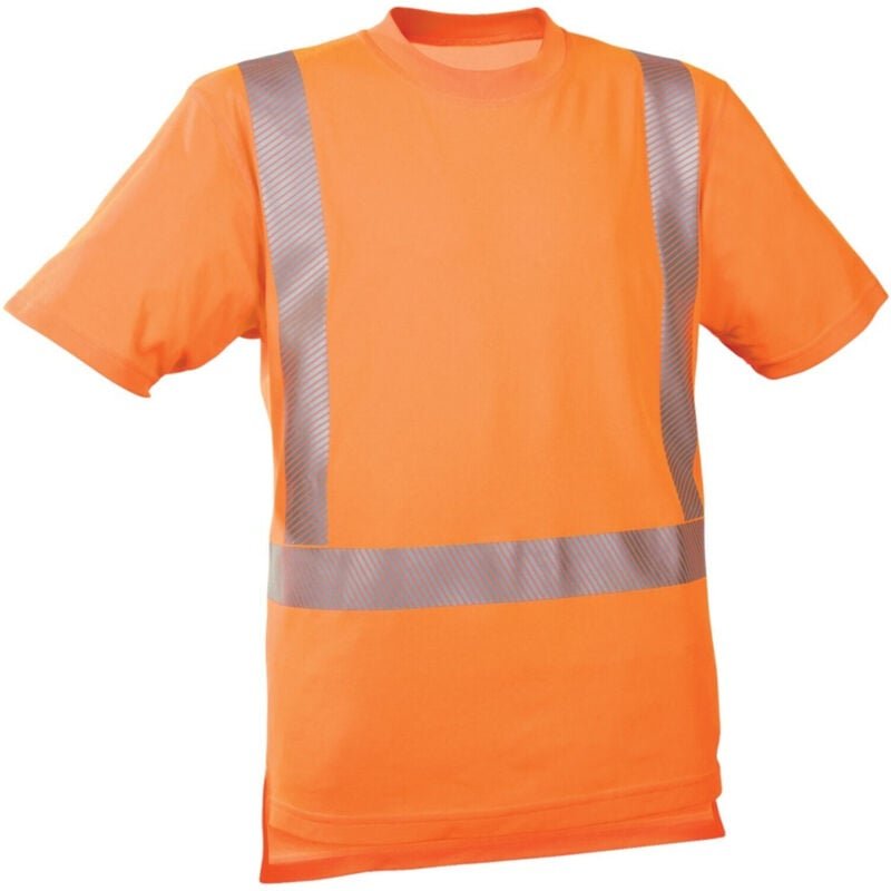 Warn-T-Shirt leuchtorange, Gr. m - Watex