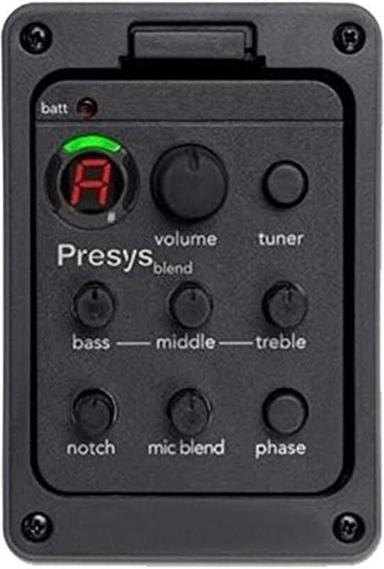 Thumbnail - Fishman Presys + Eingebautes Vorverstärkersystem EQ Tuner Piezo Pickup Akustikgitarren-Vorverstärker Gitarrenteile Zubeh...