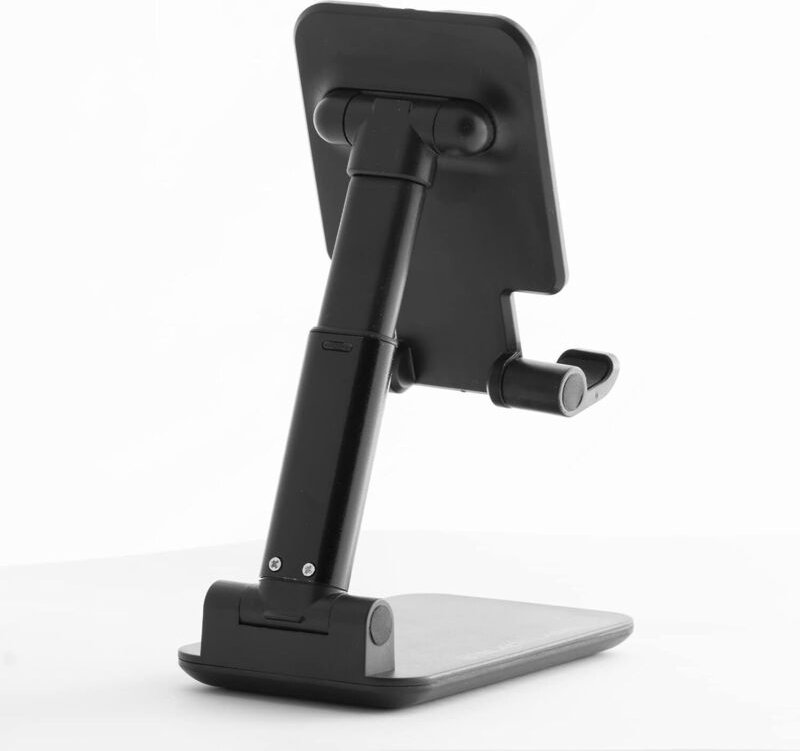 Black Label Line Tischständer für Smartphone und Tablet, kompaktes und faltbares Design, verstellbare Halterung, rutschf...