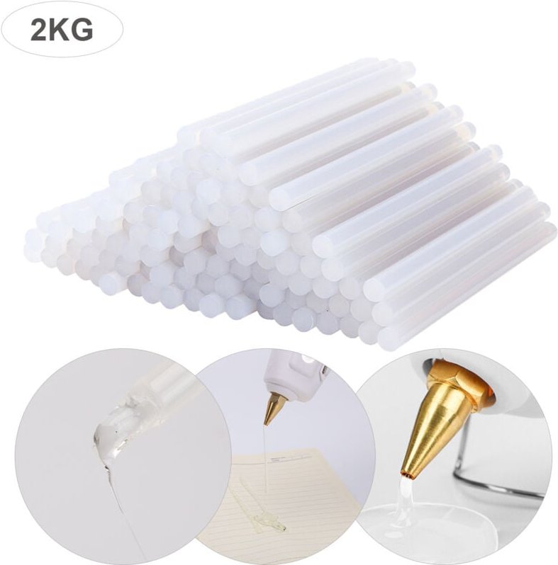 Swanew Für Heißklebepistolen 2KG Klebesticks Heißkleber Heißklebesticks Klebestifte Heißklebestifte 11x190 mm für handel...