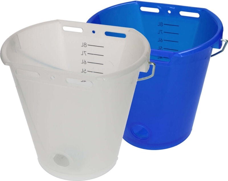 Kalbereimer wei transparent 2 seitig flach