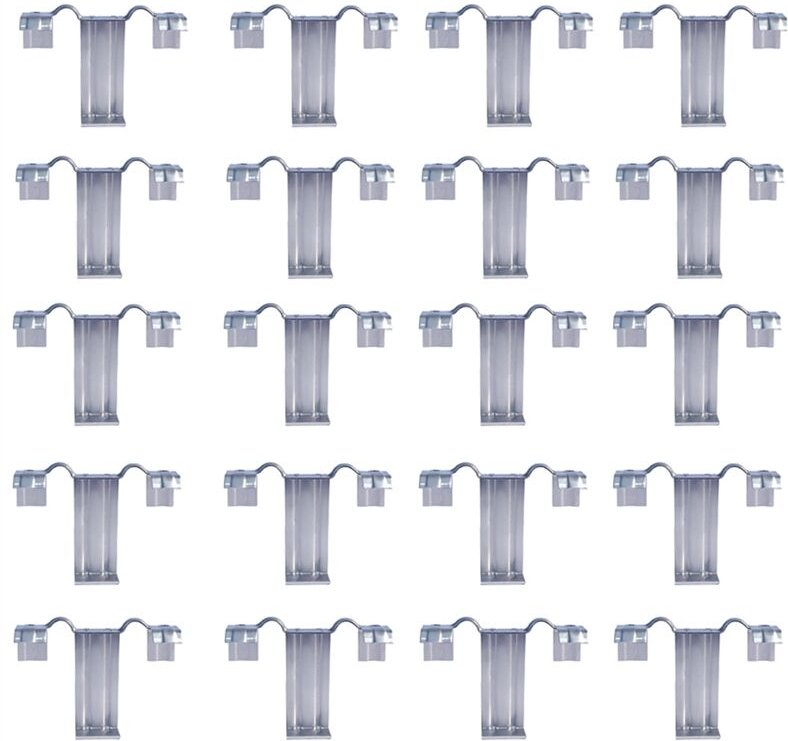 Tlily - 20 StüCk Photovoltaik-Panel-EntwäSserungsschnalle, OberfläChenplatte, Solarpanel-Wasserablauf-Clip für Solarpane...