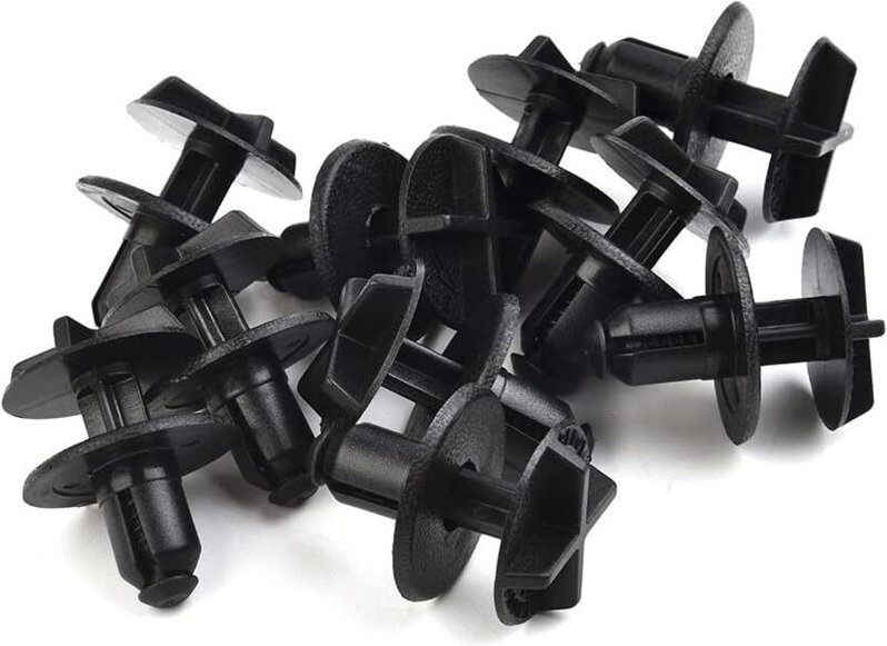 Anwendbare 10 Stück Kunststoff-Batterieabdeckungsclips für Range Rover Discovery Evoque