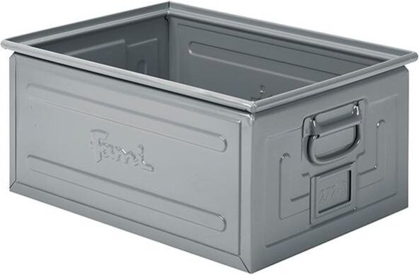 Stahlkasten mm B=630T=450H=300 Gr.272-5 Grau Ral7000
