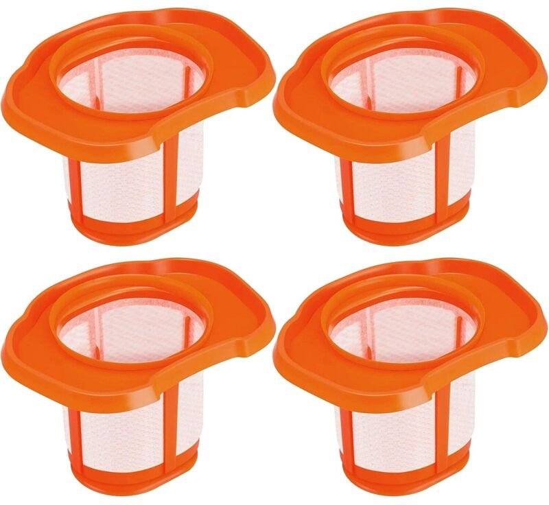 4er-Pack Filter für black+decker BHHV320B BHHV320J BHHV520BF BHHV520BFP BHHV520BT BHHV520JF Akku-Handstaubsauger - Sollb...