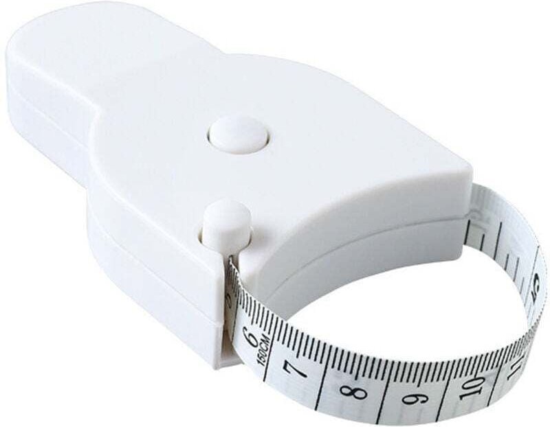 150 cm Nastro di misurazione per torace e vita bianco - KZQ
