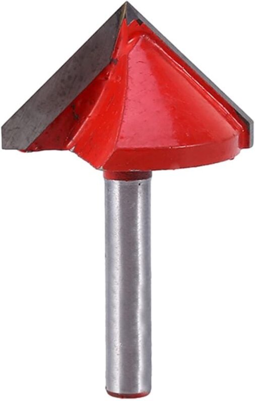 Ej.life - V-Nut-Fräser 3D-V-Fräser Kantenbehandlung und Grooving-Bits Formfräsen Holzschneider Messer CNC-Gravur-Fräser ...