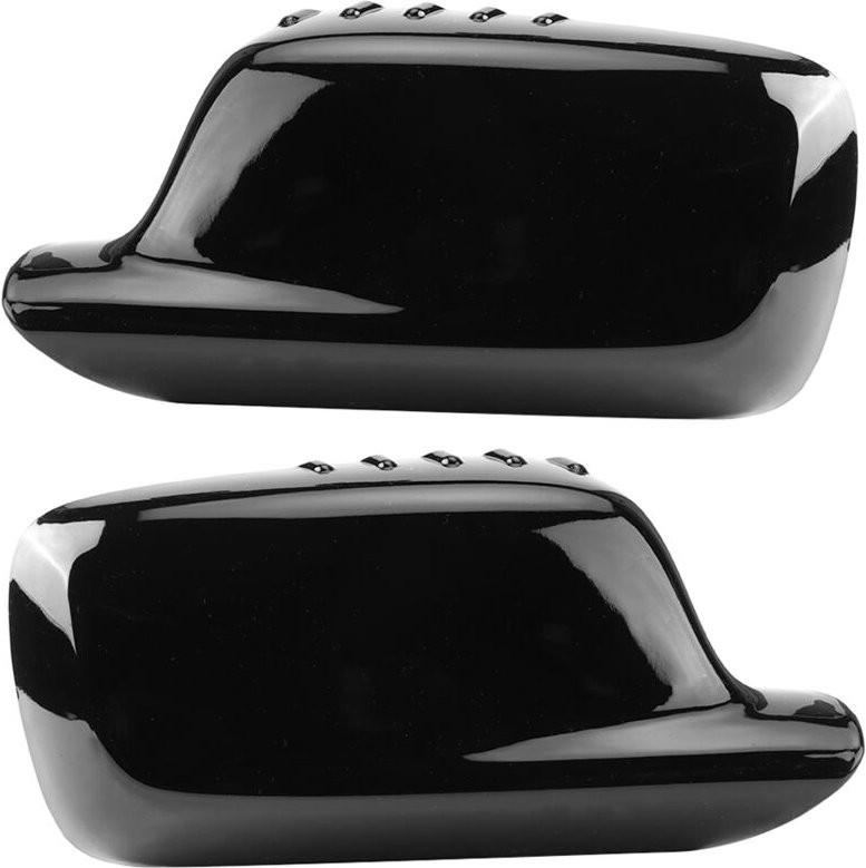 Paar LeftRight Rückspiegel-Abdeckkappe 51167074236 Passend für E46 323Ci 325Ci 328Ci E65 E66 - Jeffergarden