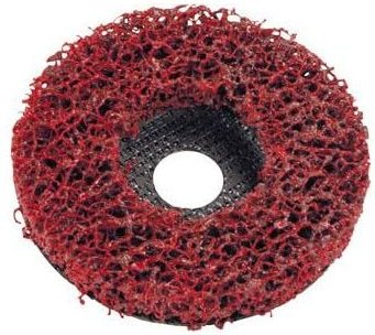 Grobreinigungsscheibe cer 115mm rot Format