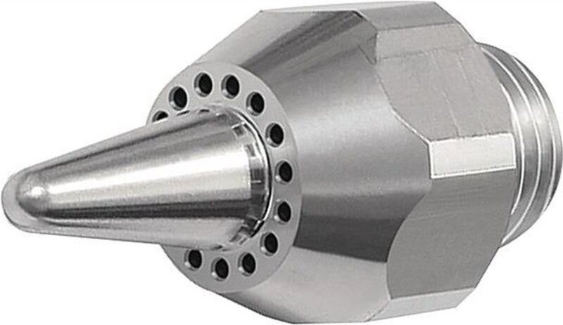 Lärmarme Runddüse, M12x1,25, Aluminium, Düsen-Außen-ø 13 mm - Riegler