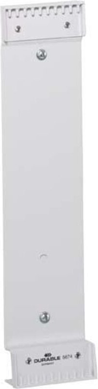 Wandhalter o.Sichttafeln lichtgrau f.10 Sichttafeln din A4 Durable