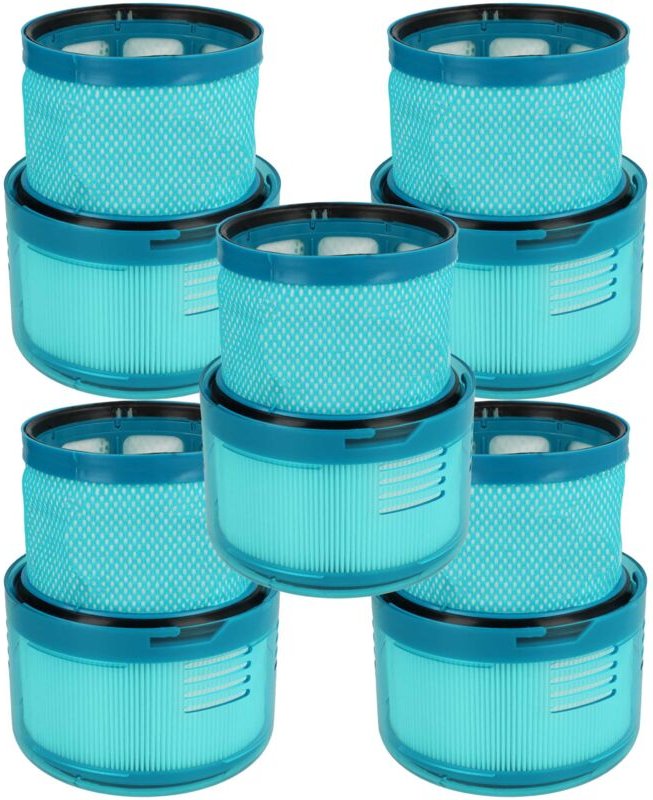 Thumbnail - vhbw 5x Staubsaugerfilter Ersatz für Dyson 972352-01 für Staubsauger - Abluftfilter Weiß