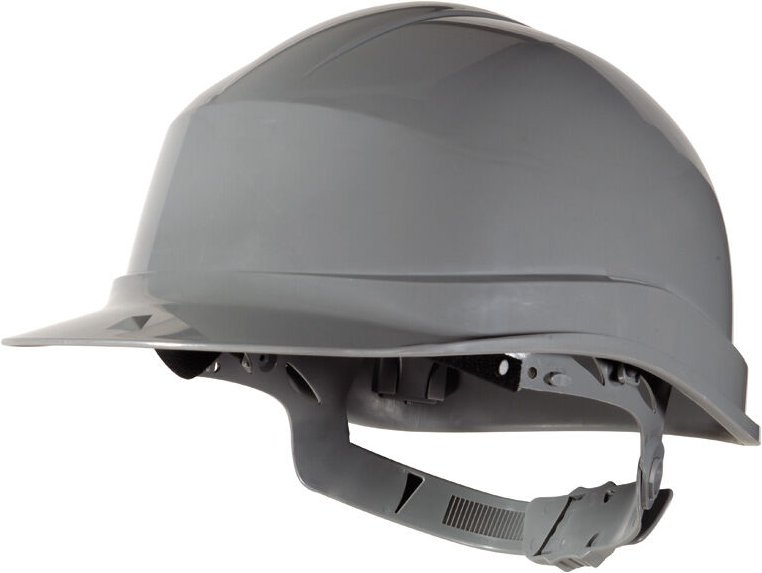 Zirkongrauer Bauhelm Mit Reissverschluss Delta Plus - D020zirc1gr