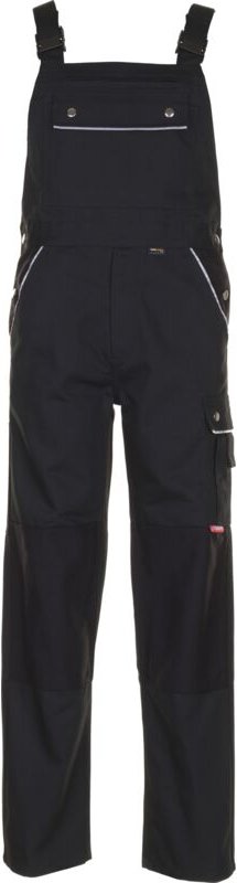 Canvas 320 Latzhose schwarz/schwarz 54 - Planam