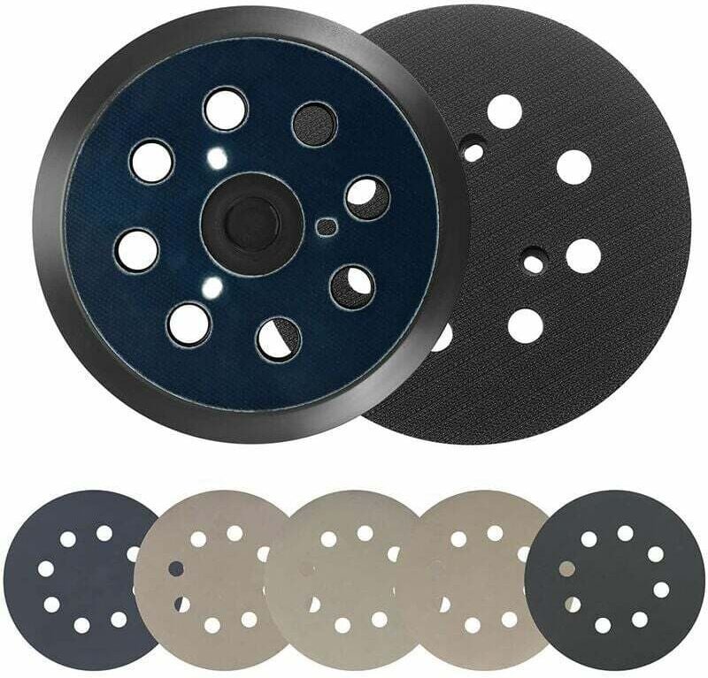 8-Loch-Exzenterschleifer-Ersatzpad mit Klettverschluss, kompatibel mit Makita BO5010, BO5030K, BO5031K, BO5041K Exzenter...