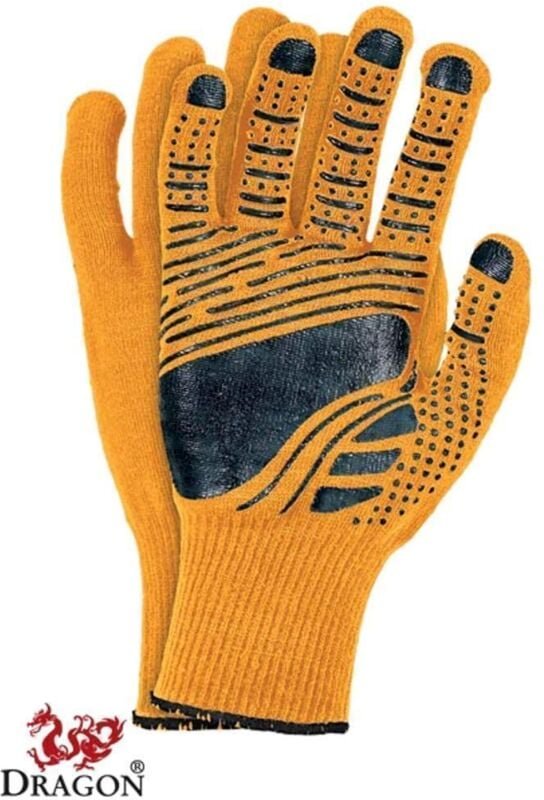Pvc Handschuhe orange 8