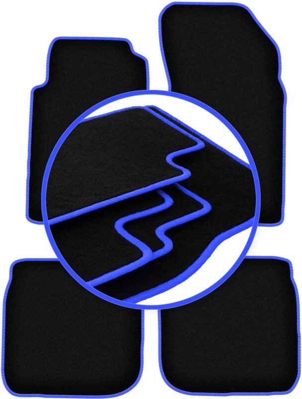 CARLUX-BLUE Autofußmatten für: Ford Scorpio MK2 Kombi, Limousine (1994-1998)