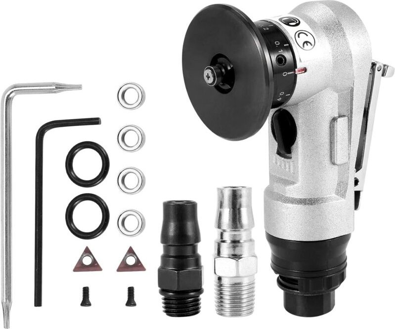 Manuelle pneumatische Anfasmaschine, lineare Anfaswerkzeuge, 45-Grad-Metallschneidbogen-Eckenentgratungssatz