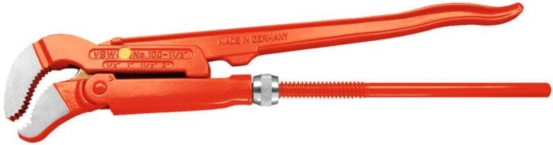 Eckrohrzange, mit S-förmigem Maul, 3 Zoll - VBW