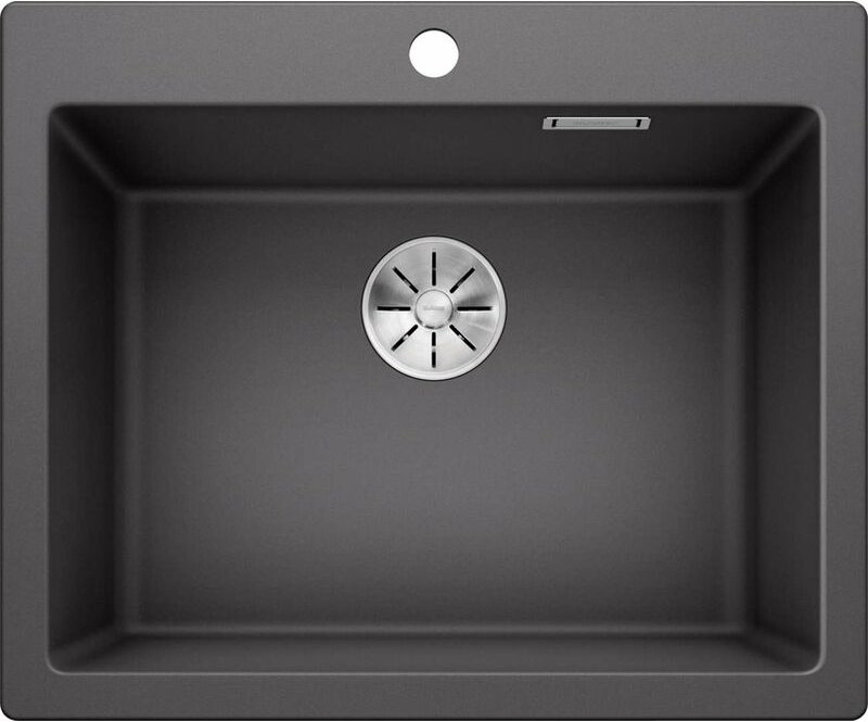 Blanco - Pleon 6 - Silgranitspüle, 62x51 cm, Felsgrau 521679