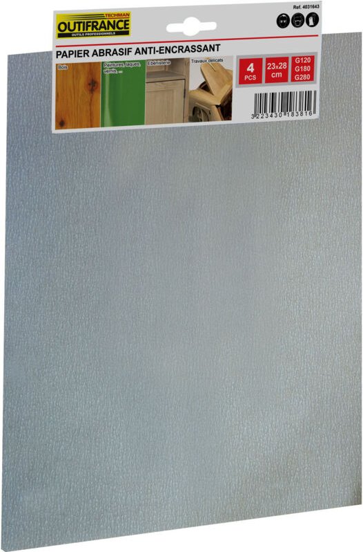 Antifouling-Papier 23x28 cm gr.120 - Packung mit 4 Blättern Outifrance