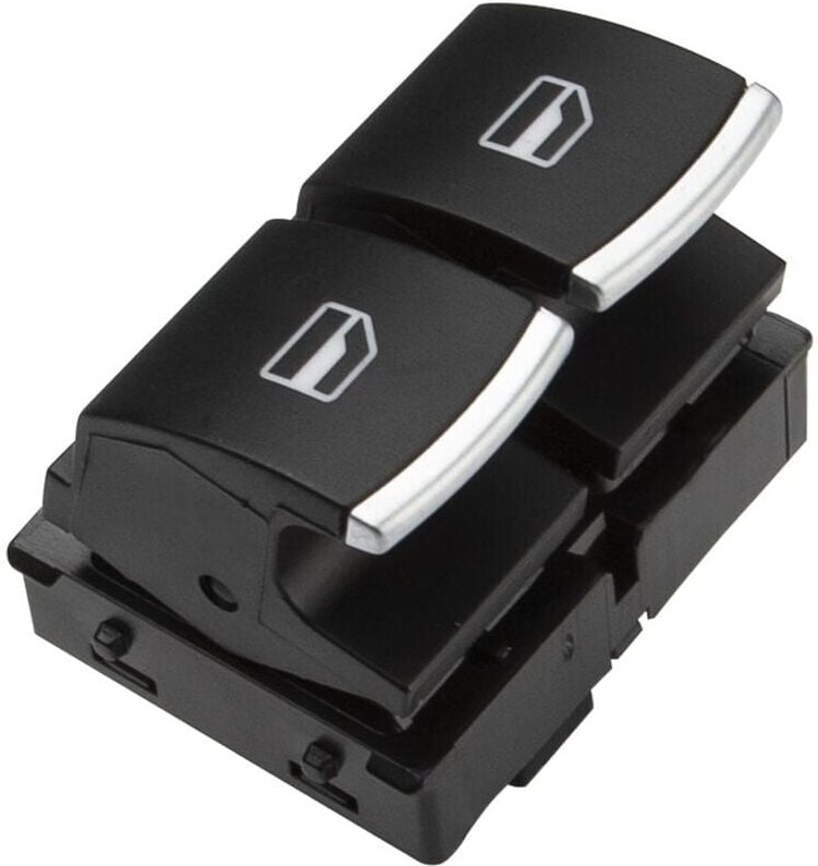 NFSpeeding Fensterheber-Steuerschalter, elektrischer Fensterheberknopf 5K3959857 Für Eos Golf MK5 MK6 gti 2,5K3959857A, ...