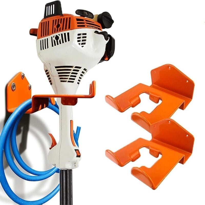 Thumbnail - 2er Set Wandhalterungen für Freischneider, Wandhalterung für Freischneider, Elektrowerkzeuge, Kettensägen, Leitern, Rase...