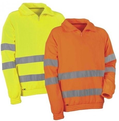 Thumbnail - Vision Sweatshirt mit hoher Sichtbarkeit - s - Gelb - Cofra