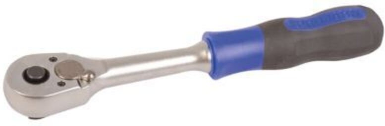 Projahn 3/8 professional Umschaltknarre mit ergonomic 2K-Handgriff Sicherheitsverriegelung 38 Zähne