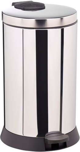 Rossignol - Magischer mülleimer 20l aus glänzendem edelstahl 94119