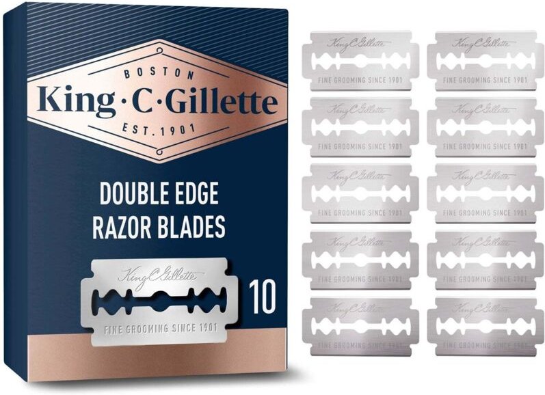 Double coated safety razor blade 10 pcs