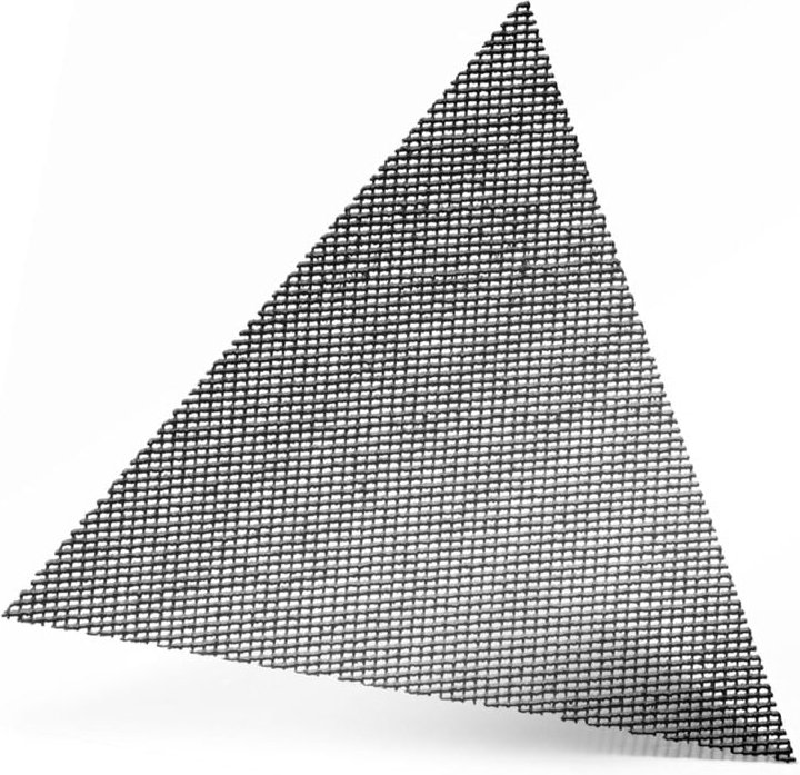 Net Klett-Schleifgitter, 290 x 250 mm, f. Trockenbauschleifer, Siliciumcarbid (2 Stk.) K100 - Menzer