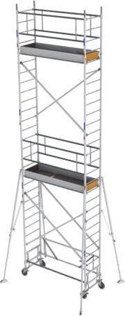 Matisère - Rollgerüst 2 Bühnen - Max. Arbeitshöhe 6.30m - ECS416T