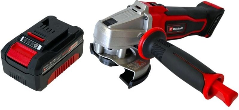Einhell TE-AG 18/115-2 Li Akku Winkelschleifer 18 V 115 mm + 1x Akku 4,0 Ah - ohne Ladegerät